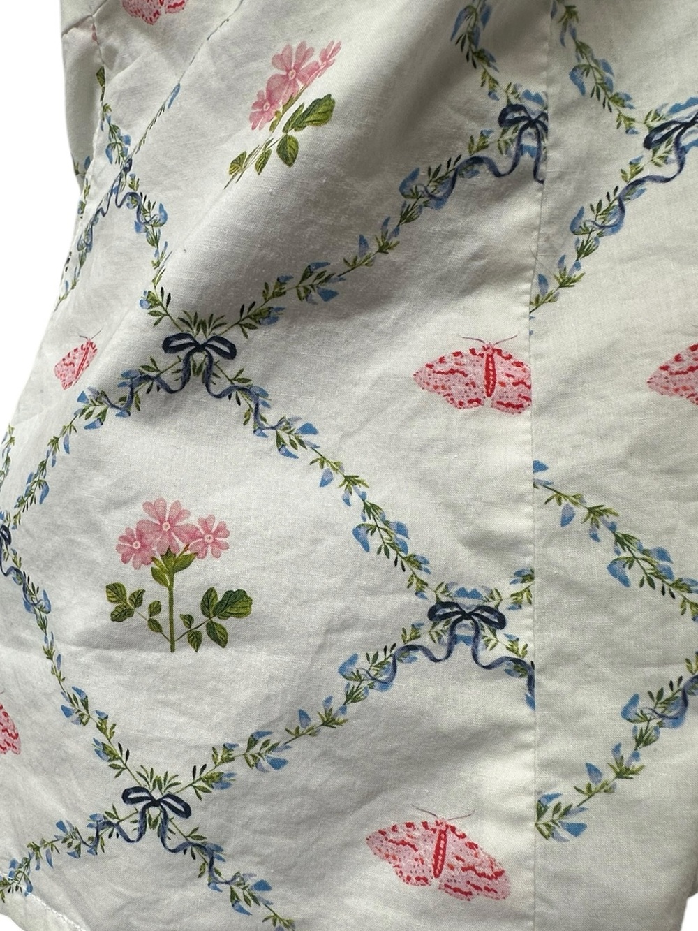 Hill House Home Zuri Top Butterfly Trellis Top sz L - Picture 6 of 9